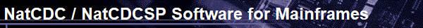 NatCDC / NatCDCSP Software for Mainframes